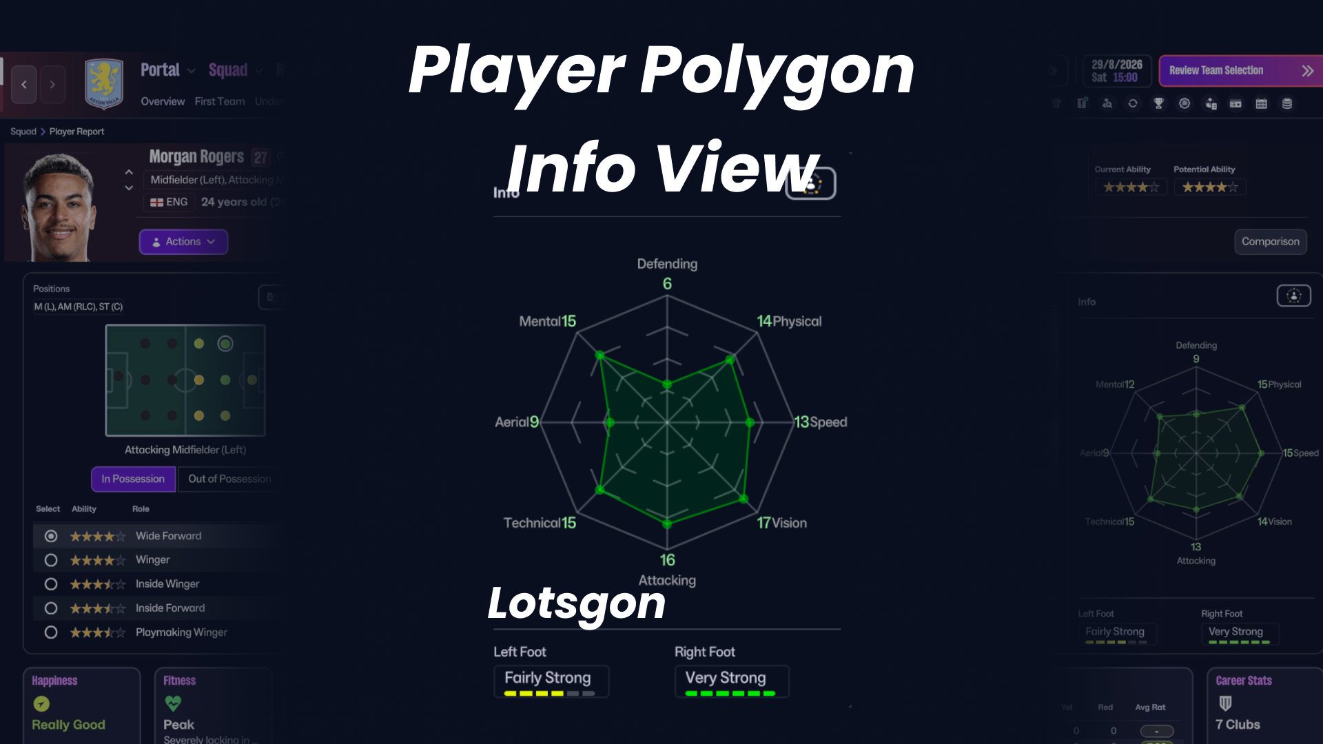 Player Polygon - Info View